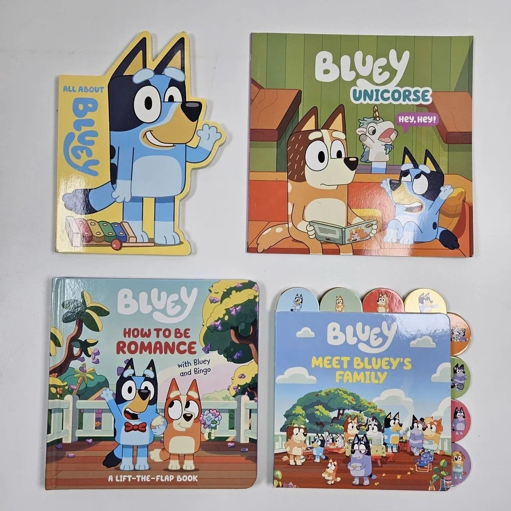 Bundle Lot Bluey Kids‎ Todler Books Family Unicorse Romance Board Soft Hard